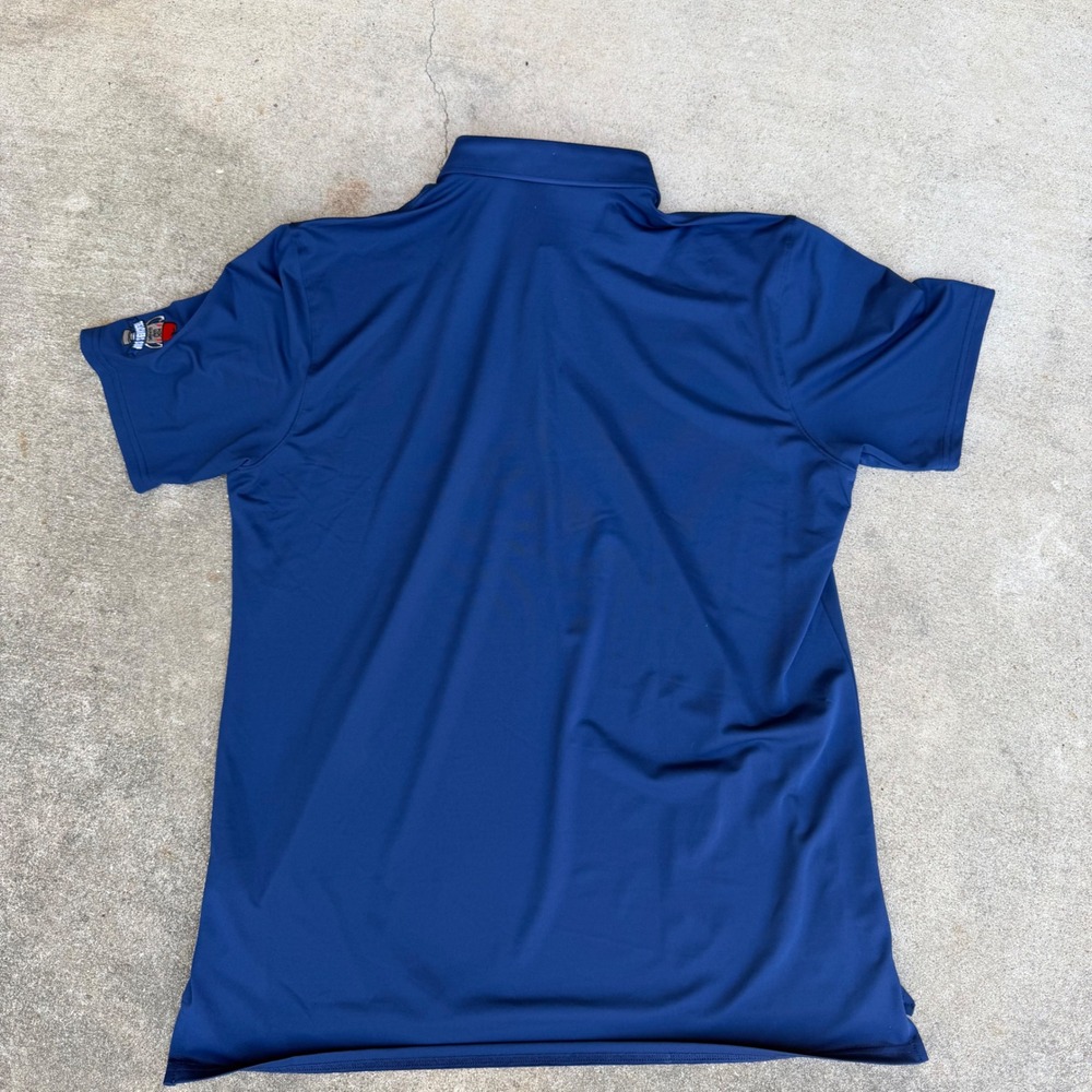 Holderness & Bourne Macdonald Golf Polo Shirt Mens XL Navy Tailored Fit NWT - Picture 7 of 7
